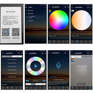 Умная светодиодная лампочка RGBCW E27 с Алисой Wi-Fi Орбита OT-HOS16